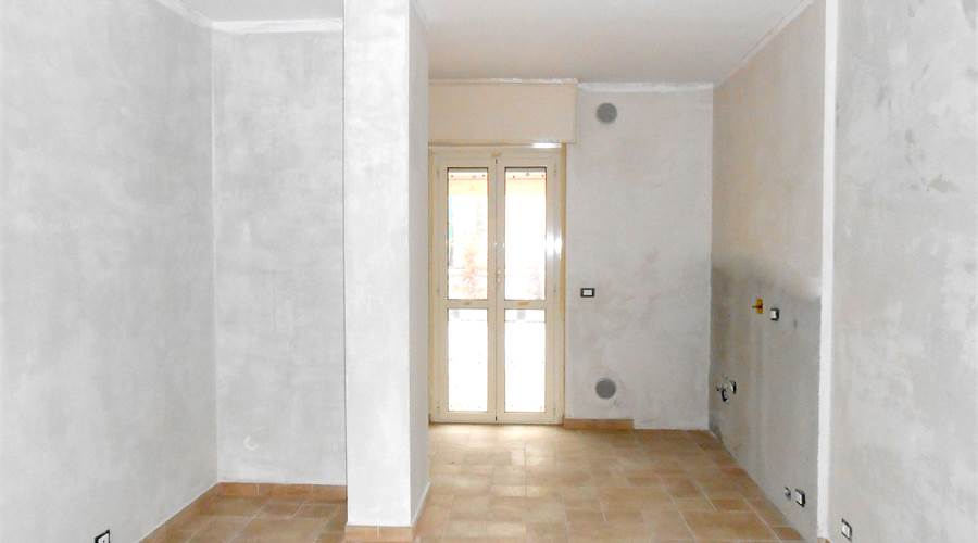 Soggiorno con angolo cottura