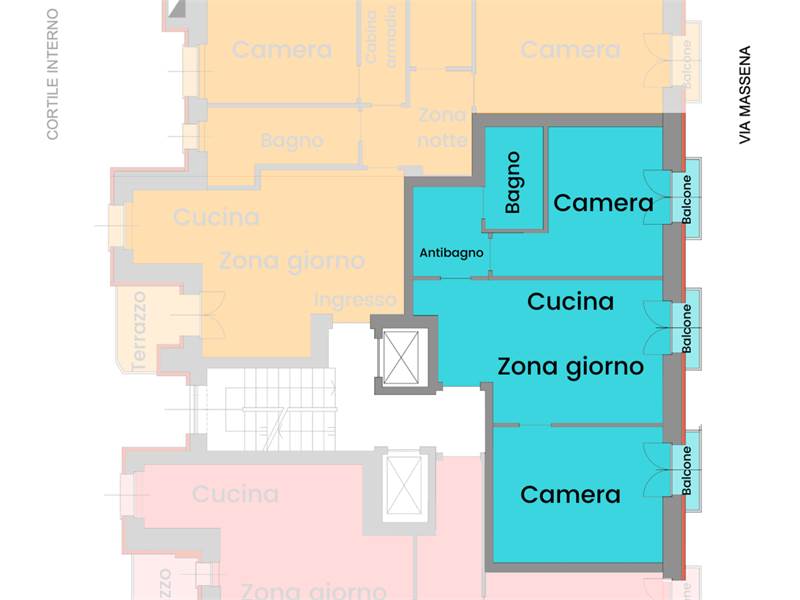 Appartamento 42 - Via Massena 4