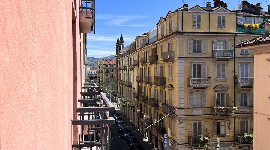 Vista dal balcone
