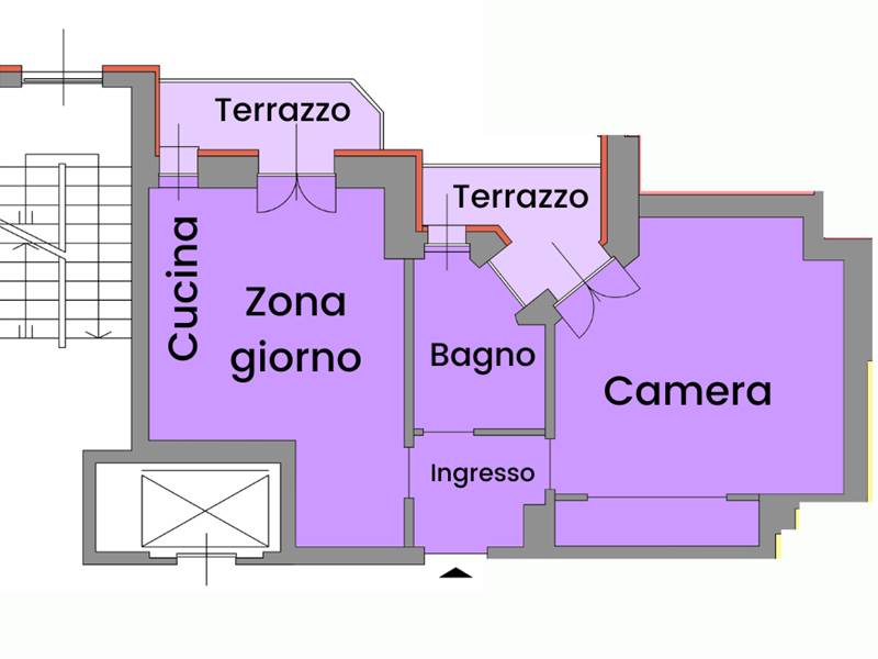 MAGENTA 41 _viola_ Via Magenta 12